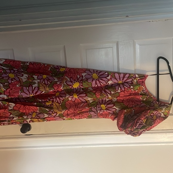 SFW One Shoulder Puff Sleeve Maxi Dress - small - worn once - Picture 4 of 6